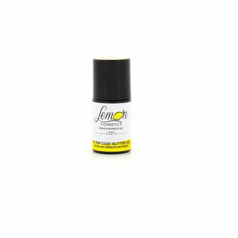 Lemon Cosmetics UV Top Coat Golden Glitter Gel